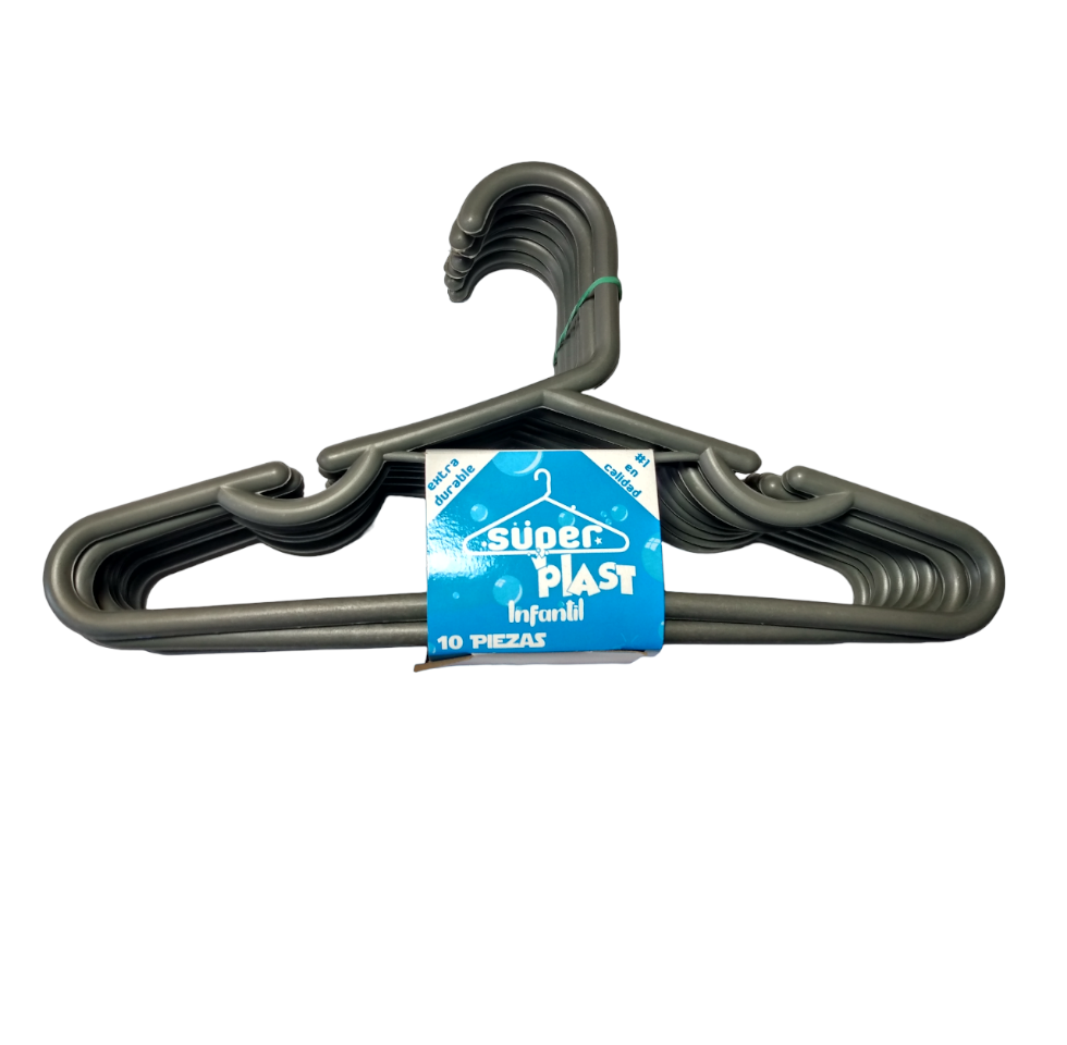 Paquete de 50 Ganchos Para Ropa Infantil Bebe Niño Niña