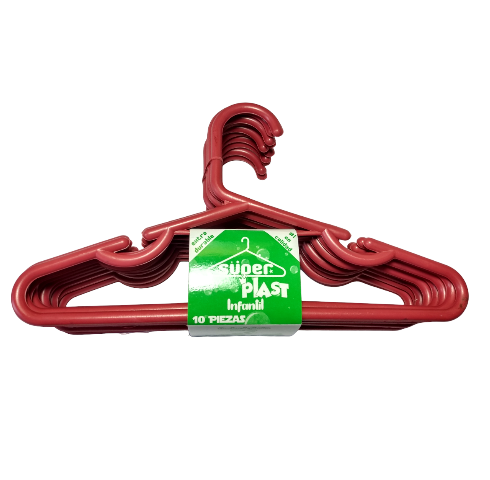 Paquete de 50 Ganchos Para Ropa Infantil Bebe Niño Niña