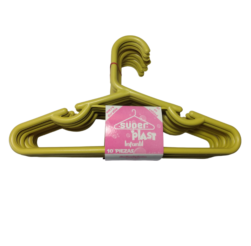 Paquete de 100 Ganchos Para Ropa Infantil Bebe Niño Niña