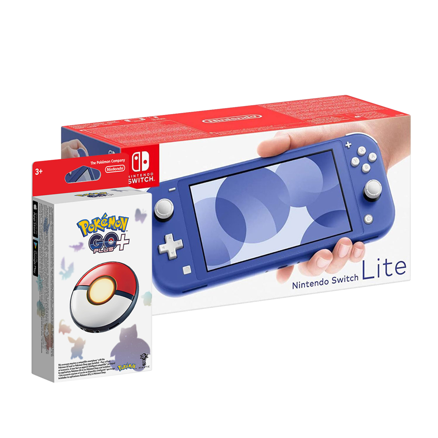 NINTENDO SWITCH LITE AZUL MÁS POKEMON GO+