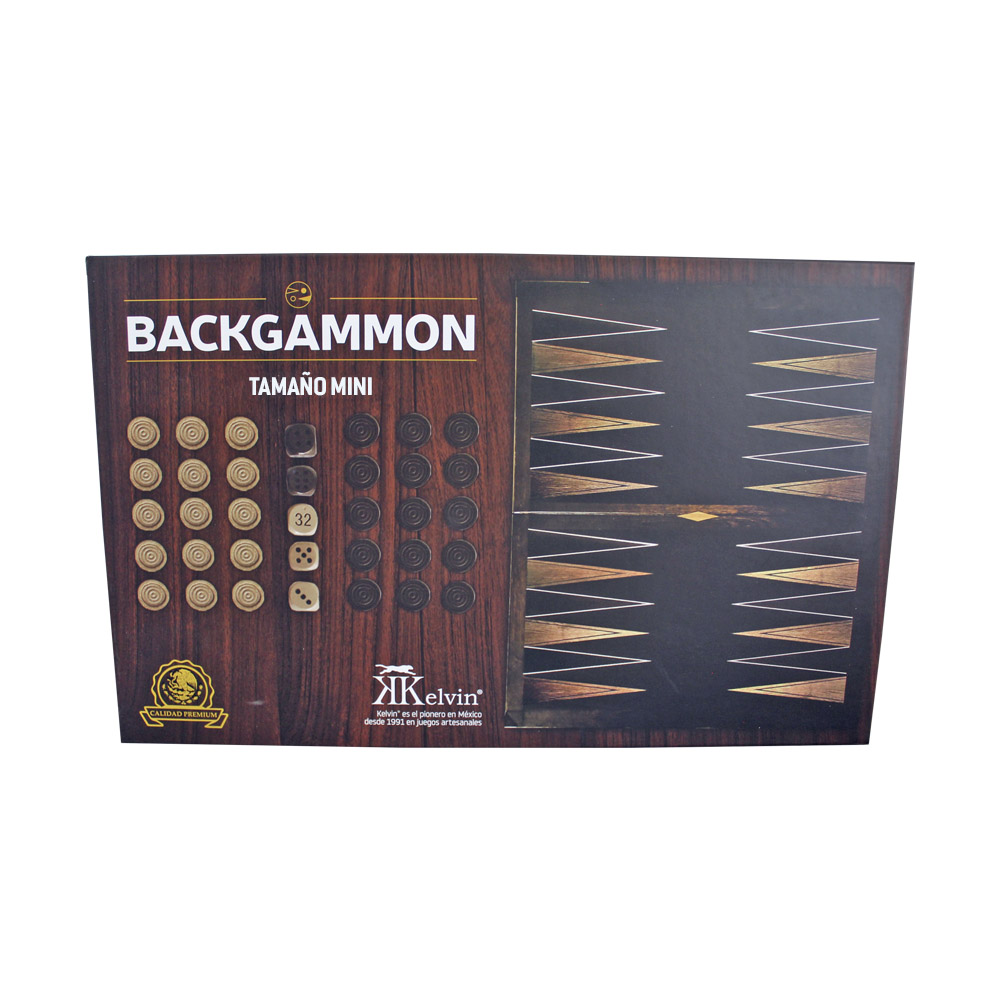 BACKGAMMON CARTON FOIL TD MINI KELVIN