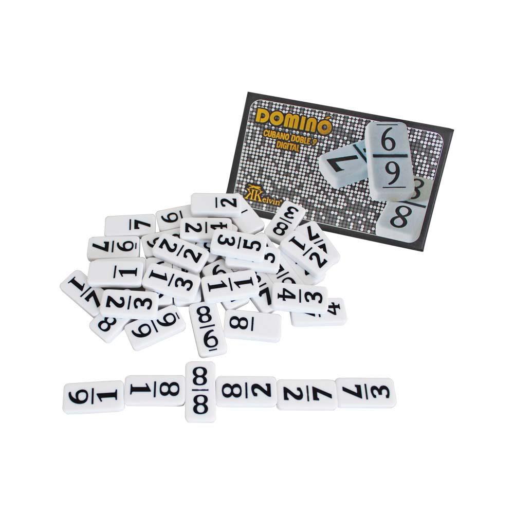 DOMINÓ DOBLE 9 CARTON DIGITAL MINI KELVIN