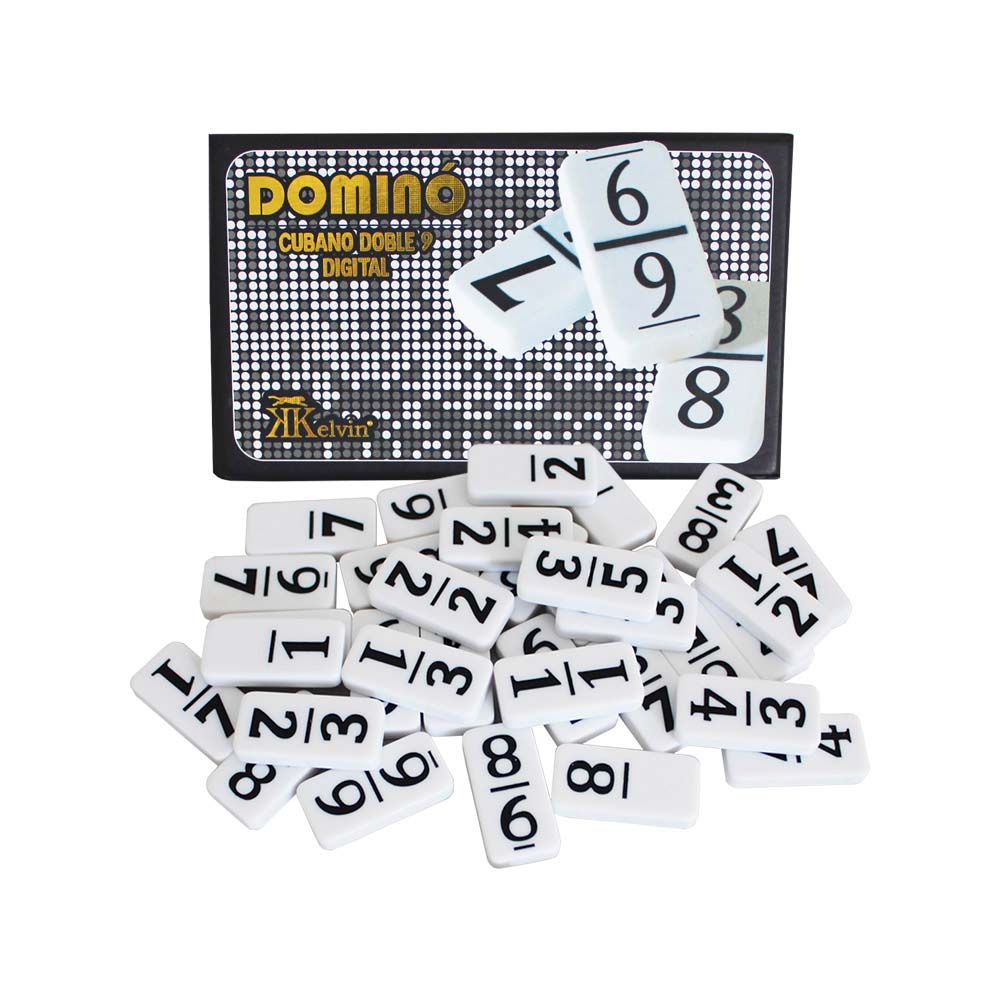 DOMINÓ DOBLE 9 CARTON DIGITAL MINI KELVIN