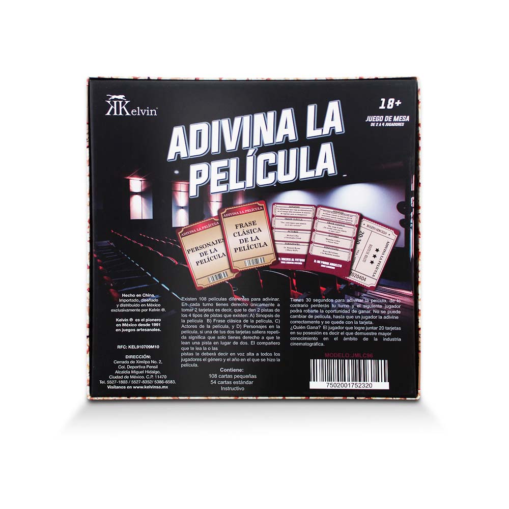 JUEGO ADIVINA LA PELICULA KELVIN