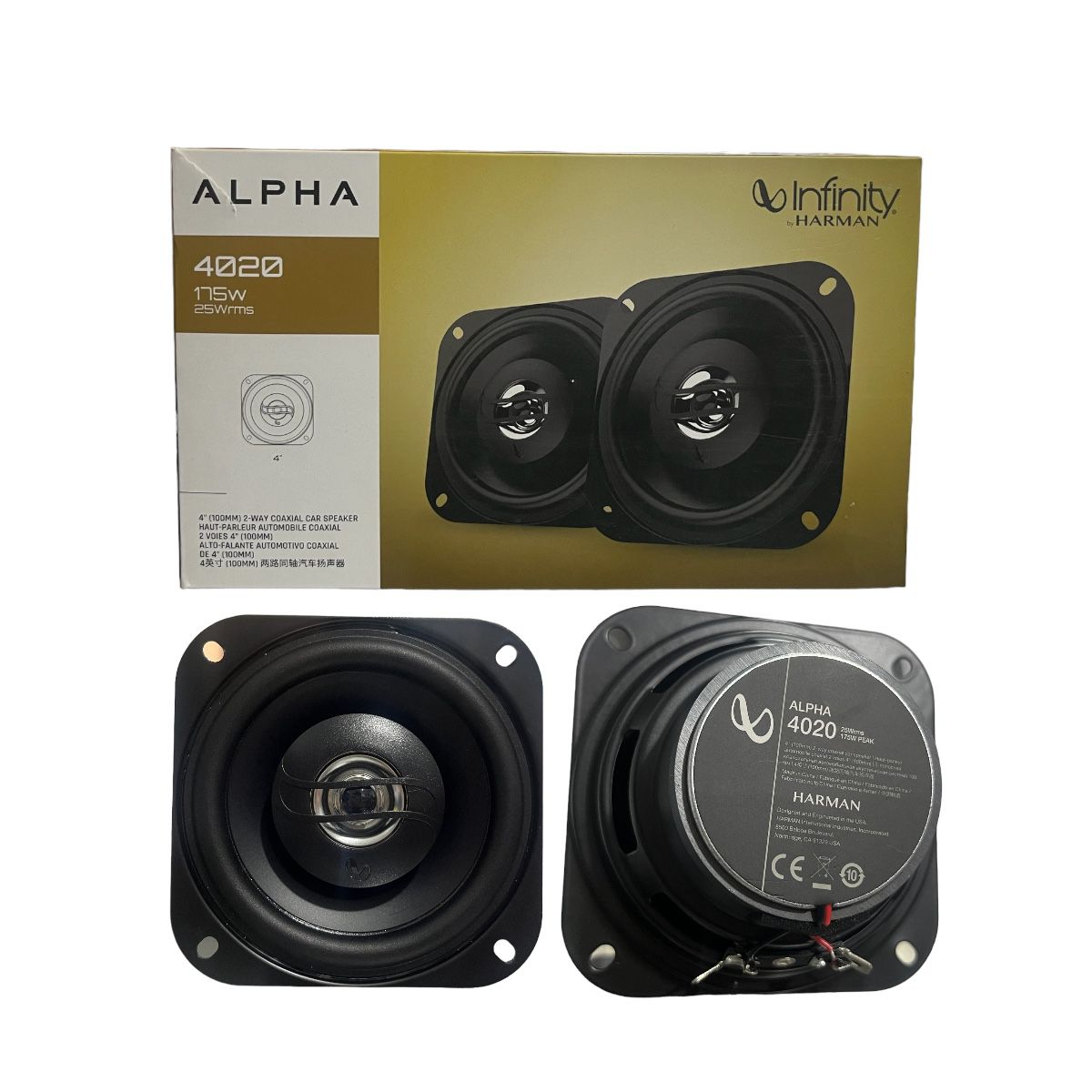 Bocinas Infinity Alpha 4020 4 Pulgadas 175w 