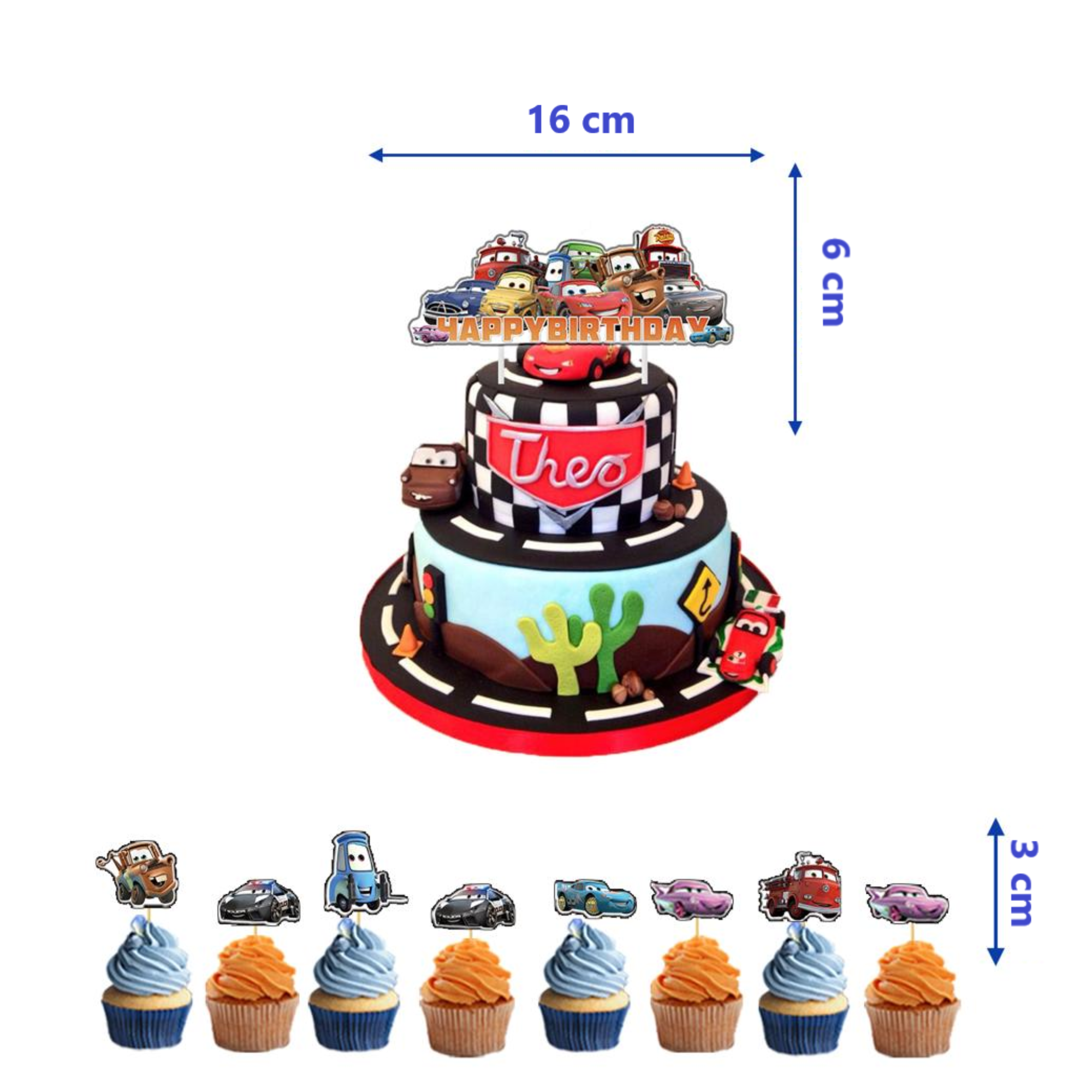 Globos De Cumpleaños Decoración Kit De Fiesta de CARS 