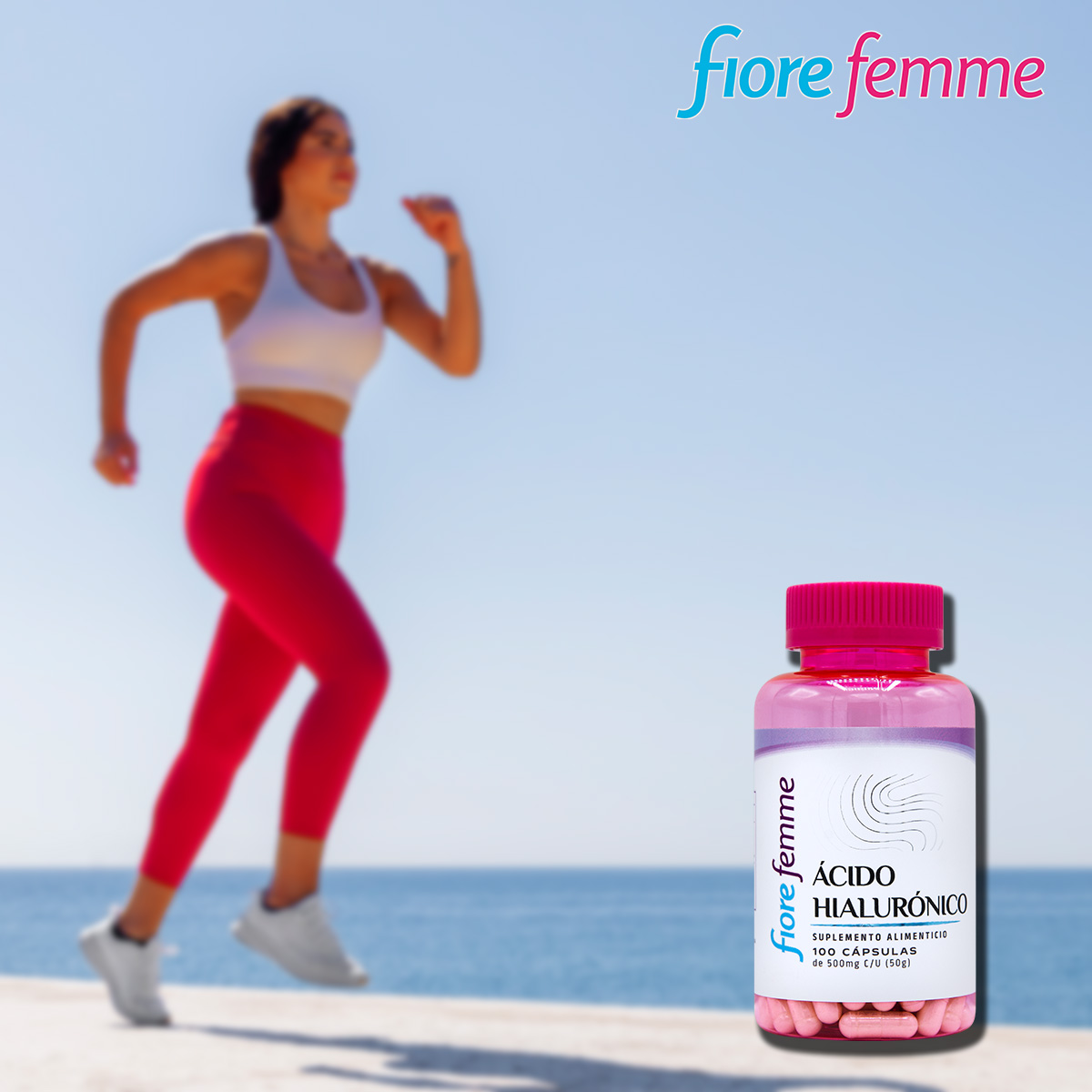 Anahuac Fiore Femme  Ácido Hialurónico  100 Cápsulas  Suplemento alimenticio 