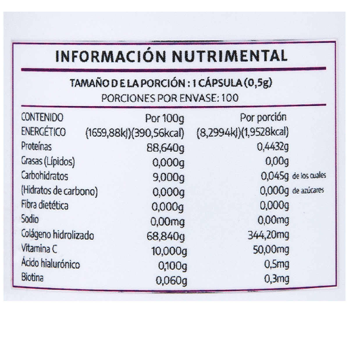 Anahuac Fiore Femme  Ácido Hialurónico  100 Cápsulas  Suplemento alimenticio 