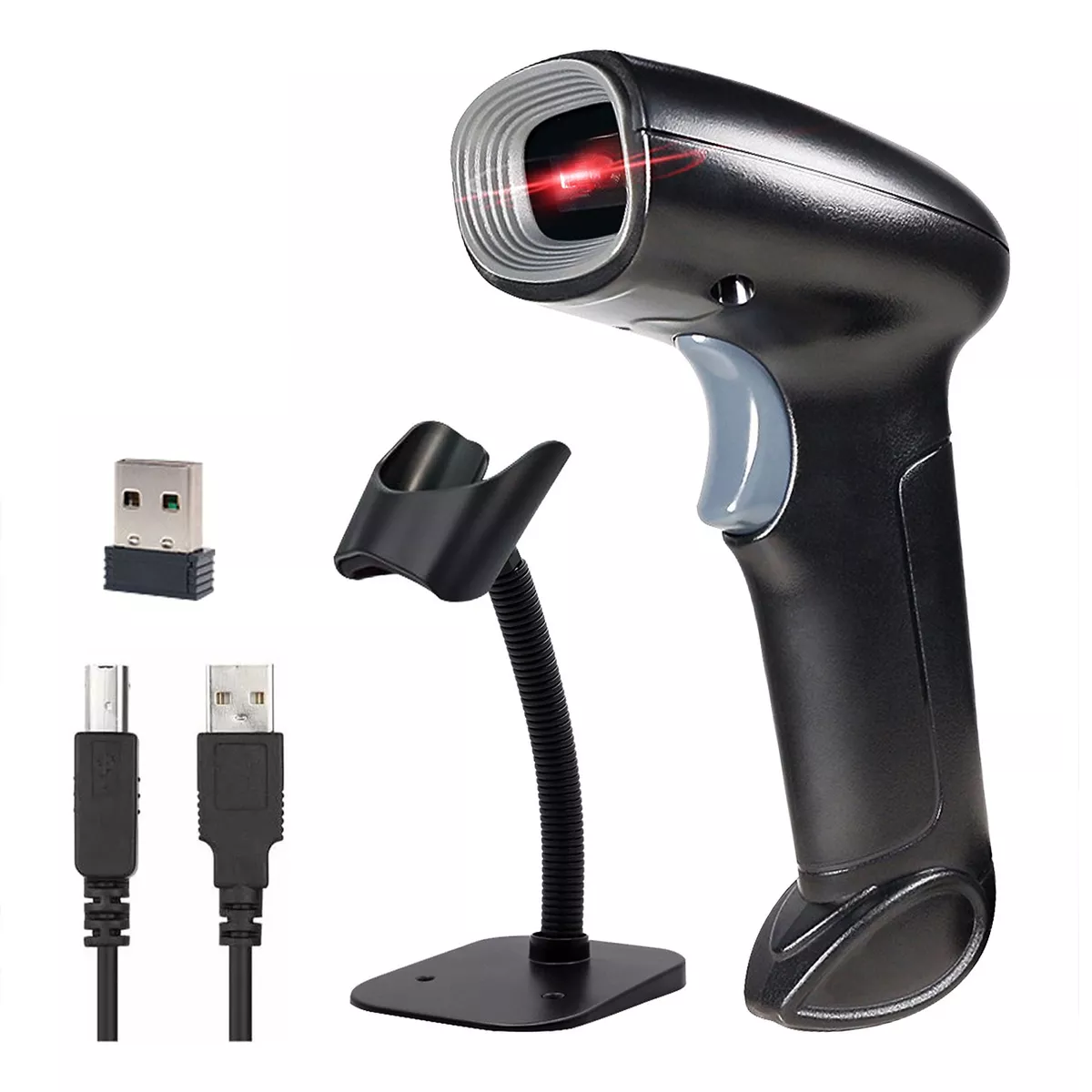 Lector De Código De Barras 1d/2d Lector Qr Inalámbrico