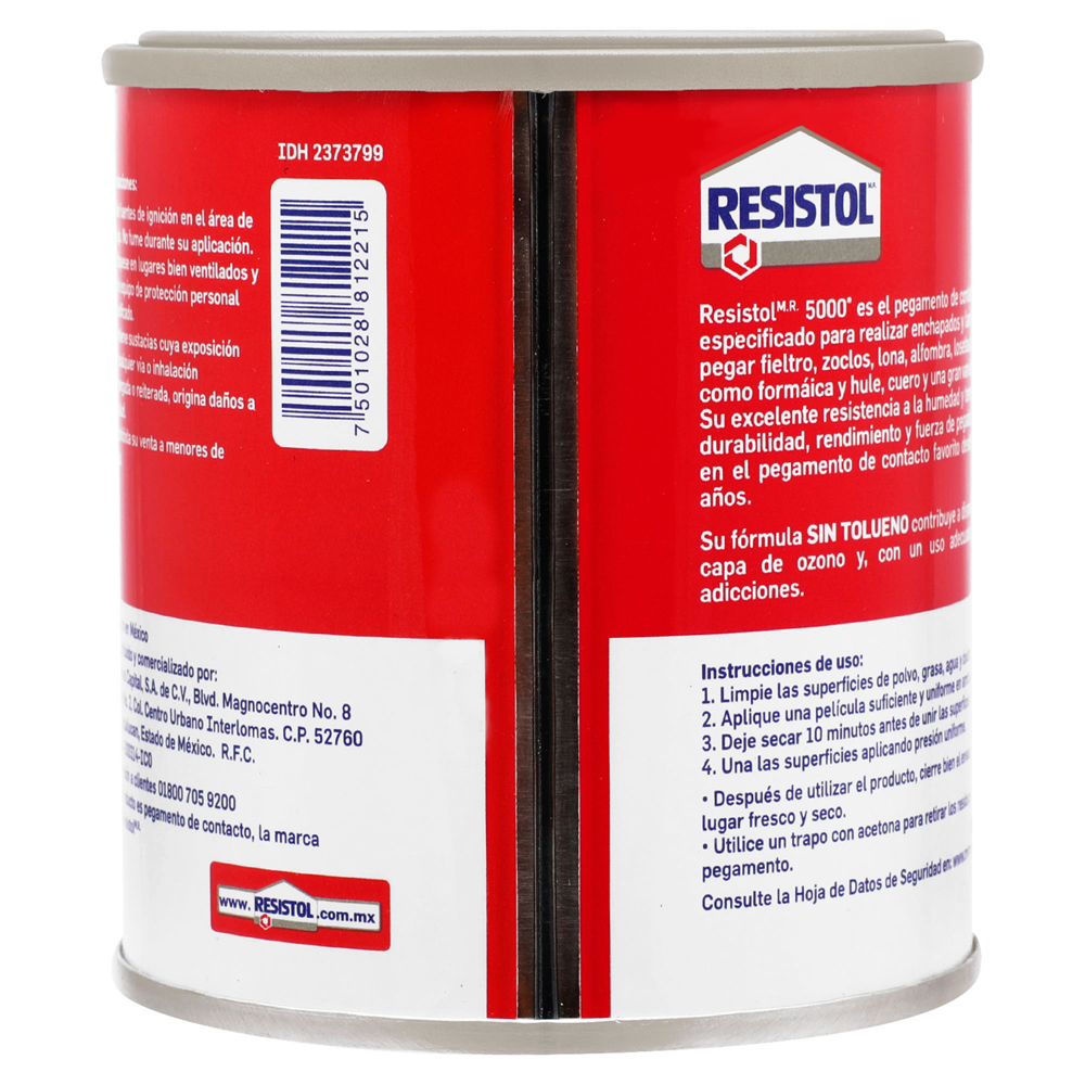 Pegamento Contacto 500Ml 16.91Oz Base Sol Resistol 2373800