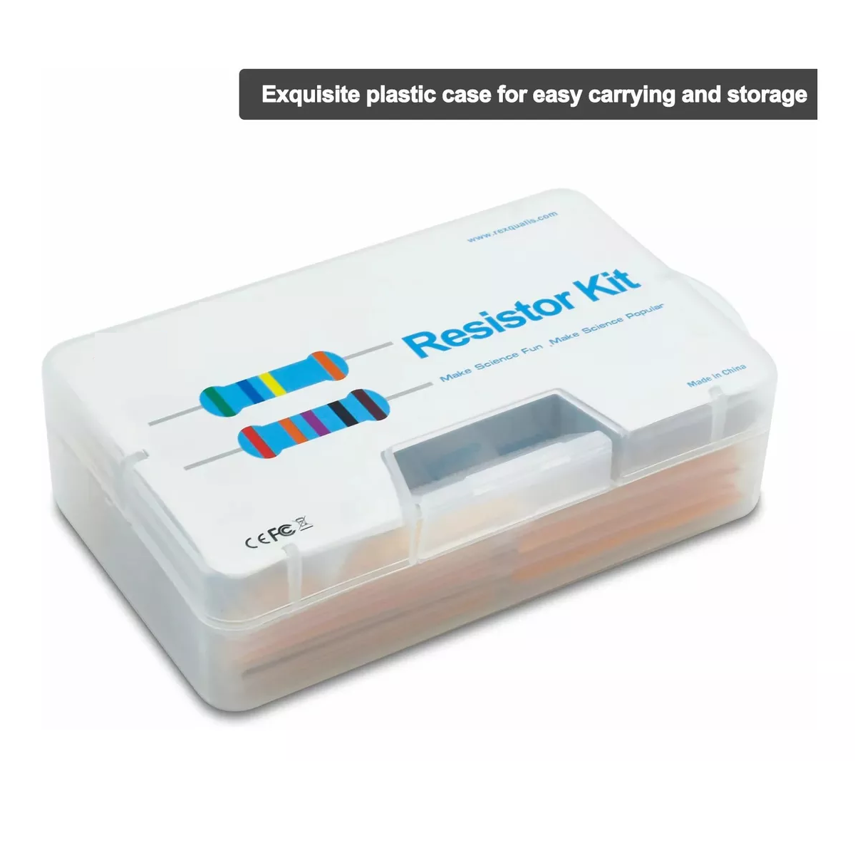 Kit 650 Piezas 22 Valores 1% 1/4w Conjunto De Resistores