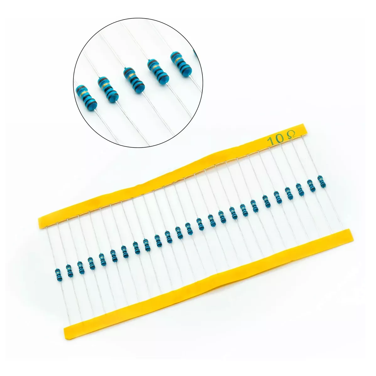 Kit 650 Piezas 22 Valores 1% 1/4w Conjunto De Resistores