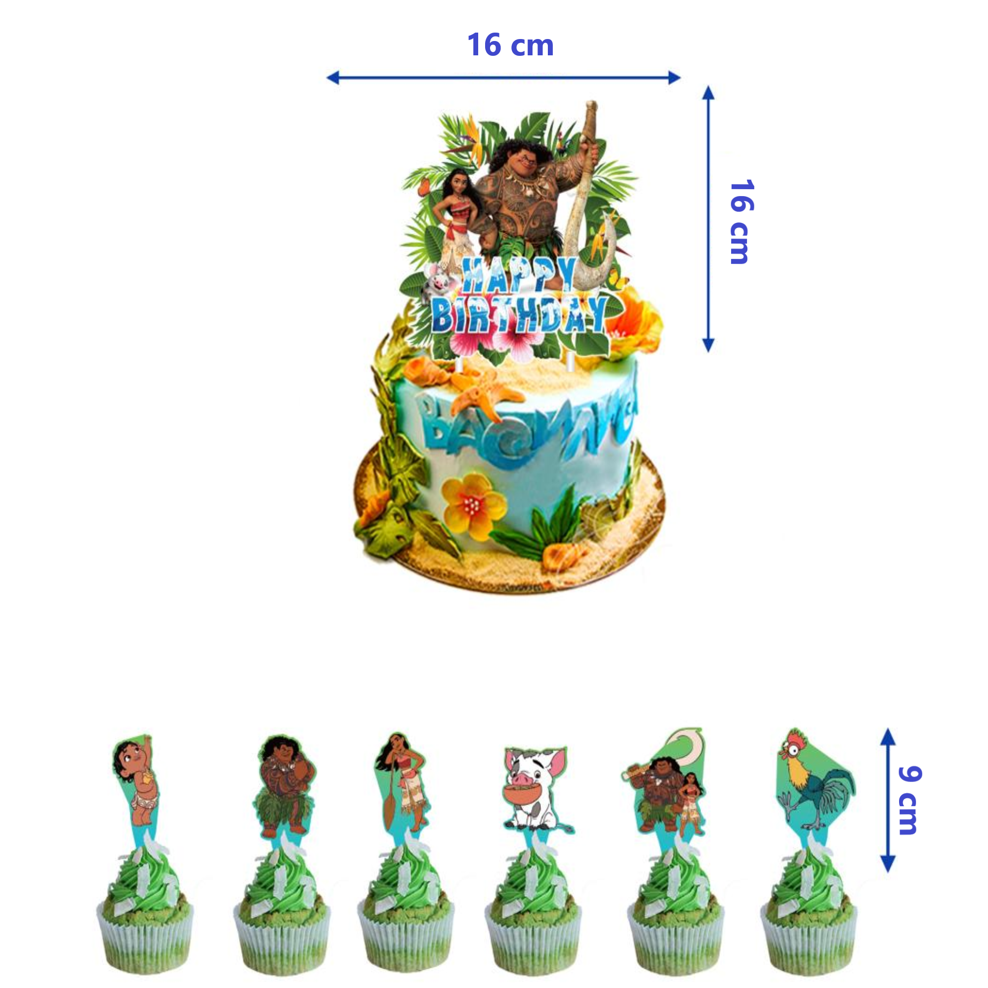 Globos De Cumpleaños Decoración Kit De Fiesta MOANA