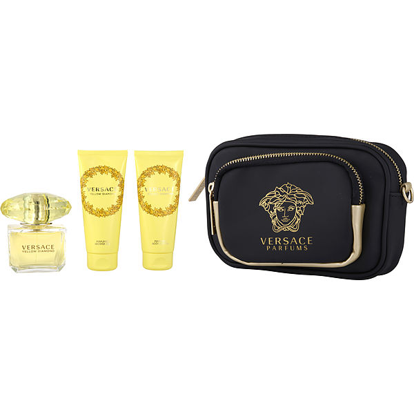 Set Versace Yellow Diamond 4 Piezas para Mujer 