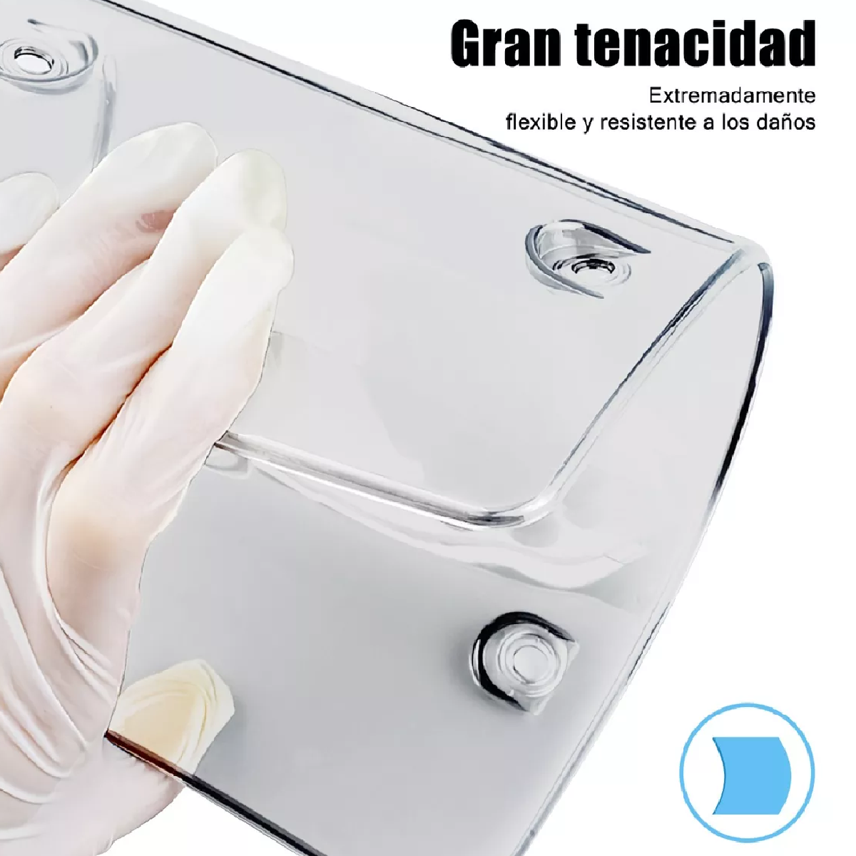 Par 2 Pzs Porta Placas De Resistente Uv Para Todos Los Coche