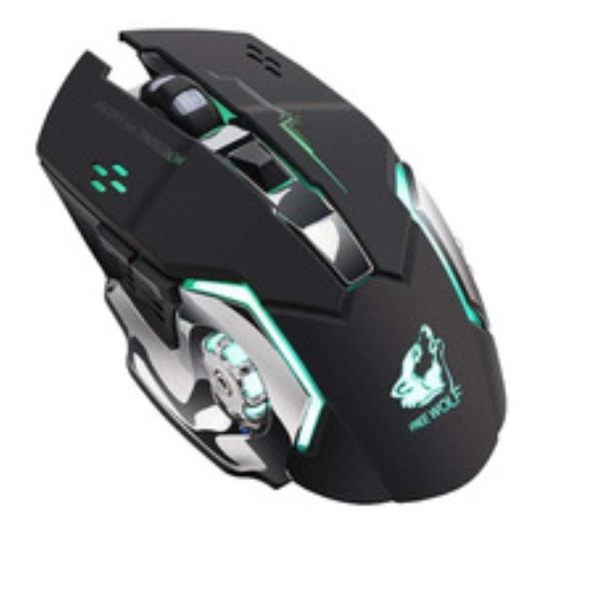 Mouse gamer recargable Negro