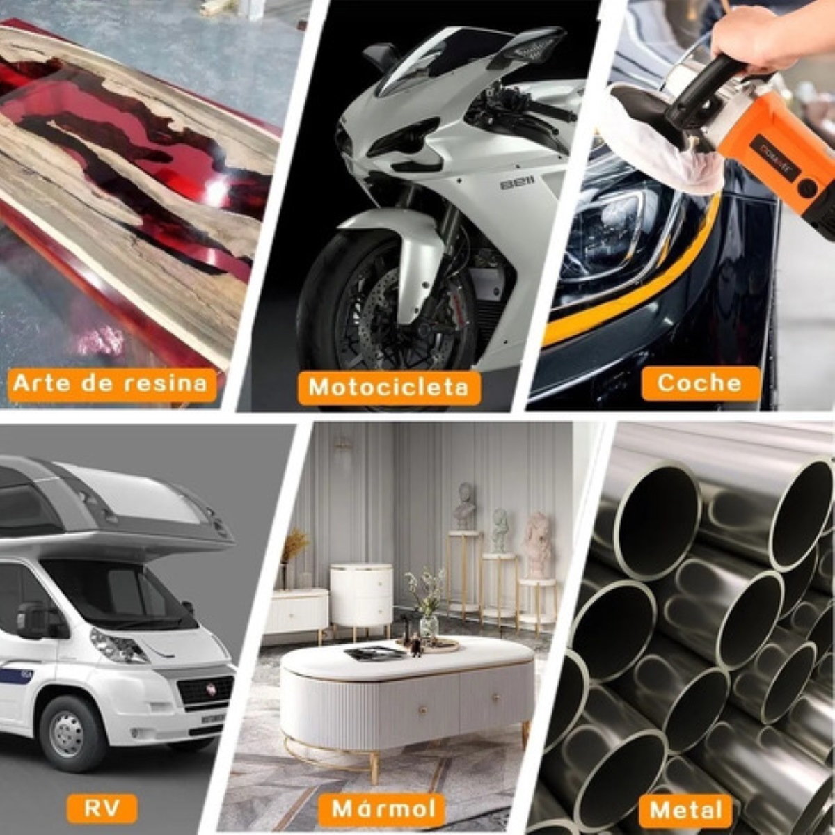 Pulidora Para Autos Flex De Pulido Lijado De 180 Mm Y 1400w Azul