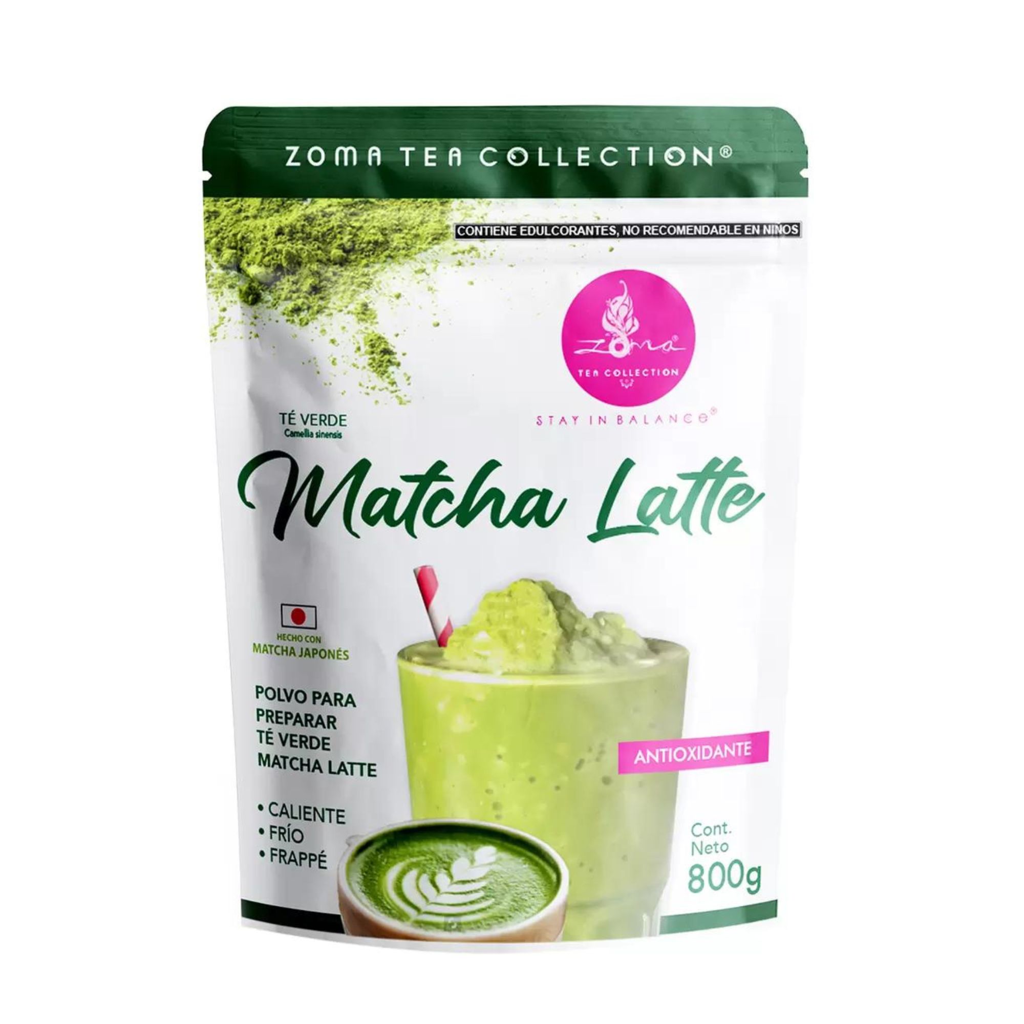 Zoma Tea Té Verde Matcha Latte 800g