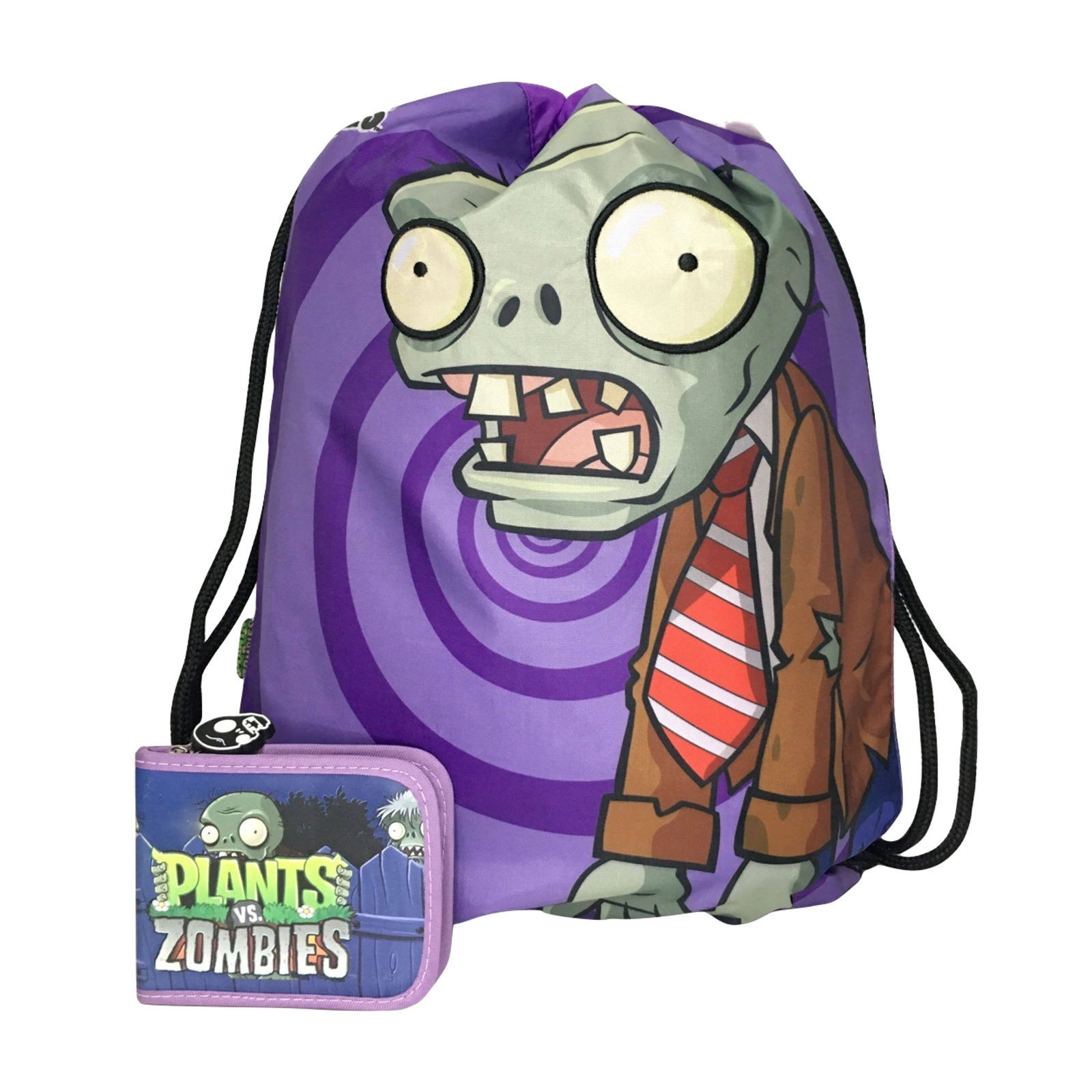 Kit Cartera y Morral Plantas Vs Zombies
