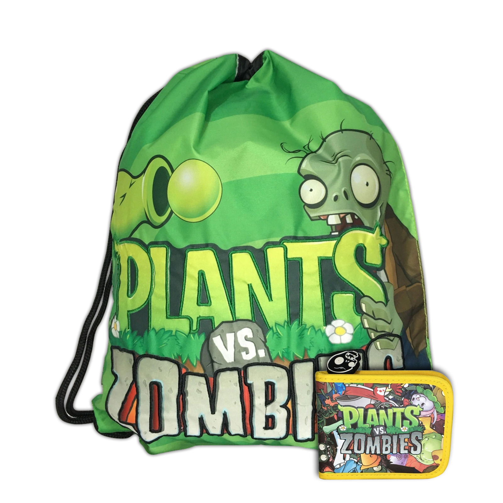 Kit Cartera y Morral Plantas Vs Zombies