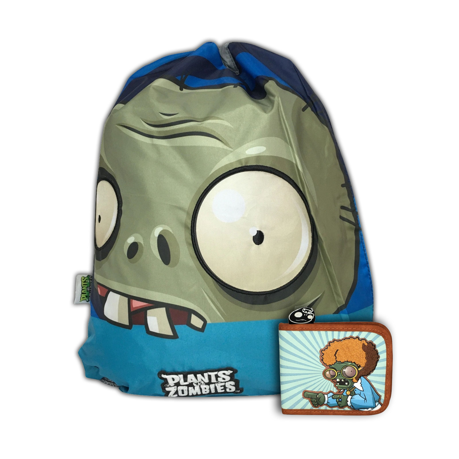 Kit Cartera y Morral Plantas Vs Zombies