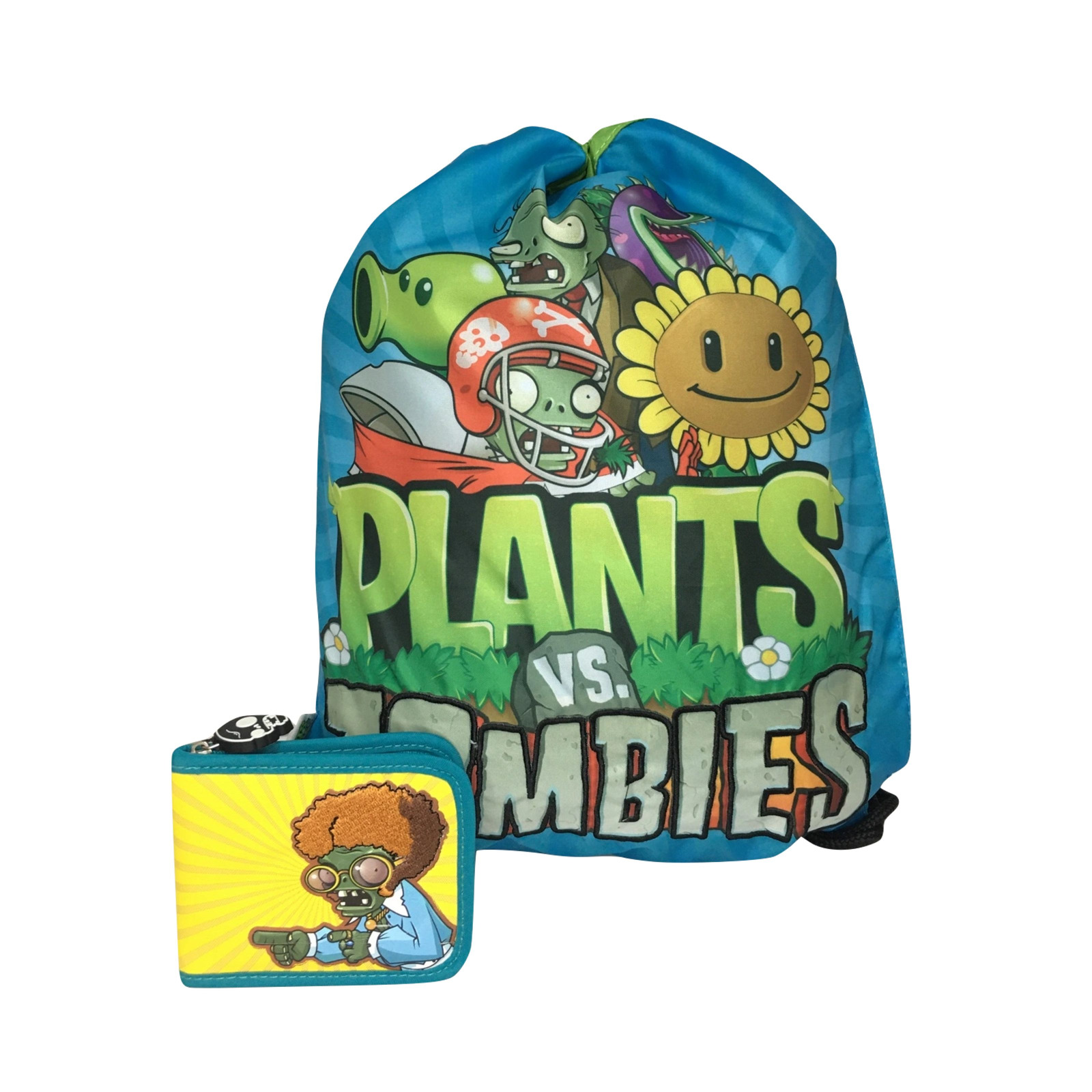 Kit Cartera y Morral Plantas Vs Zombies