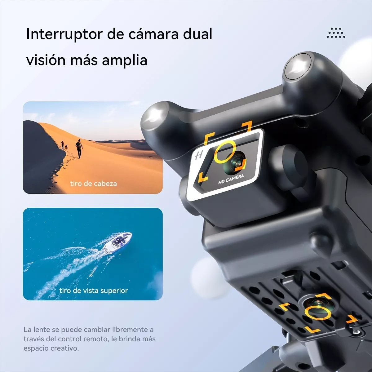 Mini Dron Control Remoto S96 Cámara Doble 4k Hd 3 Baterías