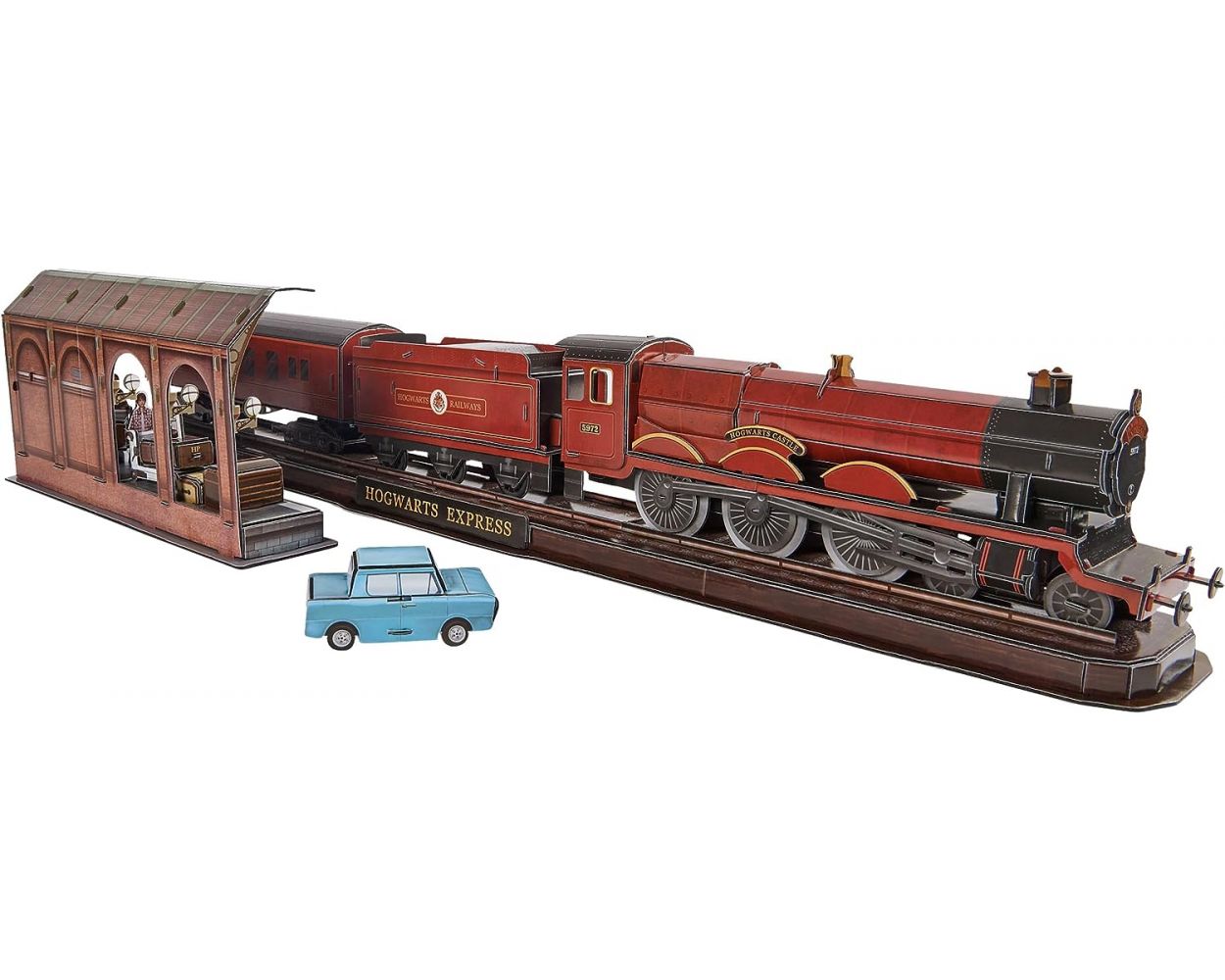 4D Build Kit de maqueta de Rompecabezas del expreso de Hogwarts de Harry Potter