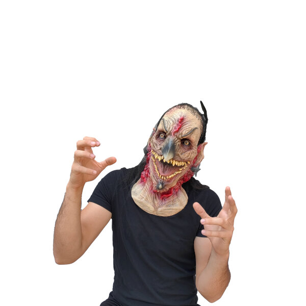 Máscara de Bruja Fea Harwitch Ghoulish Productions Disfraz Halloween