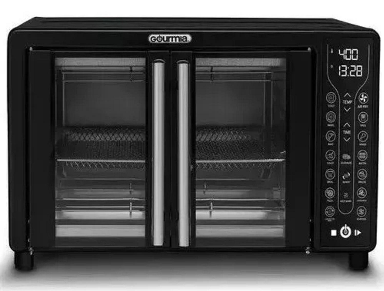 Horno Digital con Freidora de Aire Gourmia 24 Litros Negro