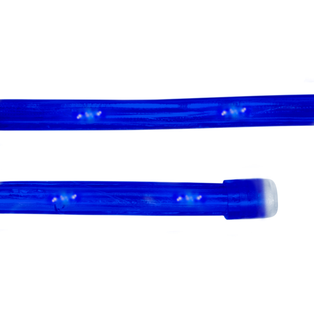 Manguera Decorativa Luz Led Azul Uso Exterior/Interior Cable Recubierto Gel 10 m