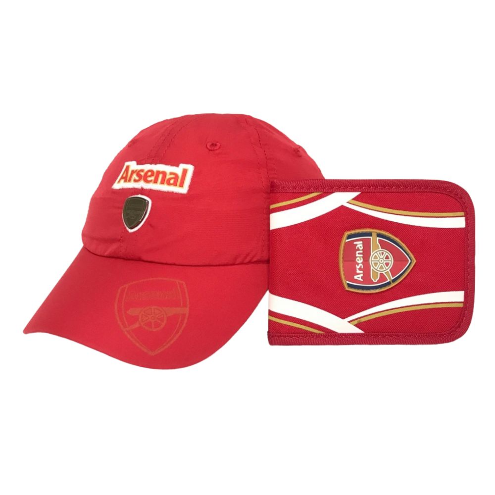 Kit Gorra Y Cartera Infantil Fútbol Arsenal F. C. .