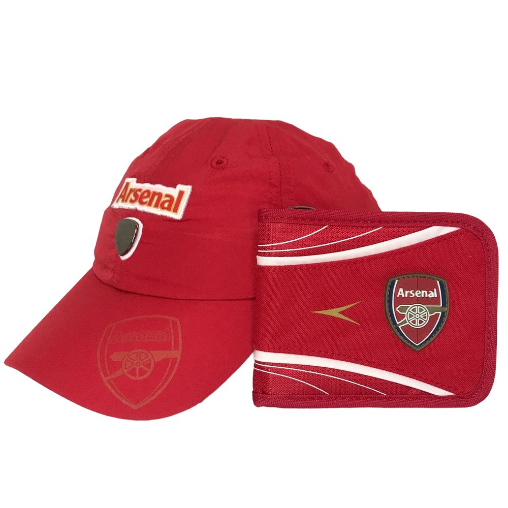 Kit Gorra Y Cartera Infantil Fútbol Arsenal F. C. .