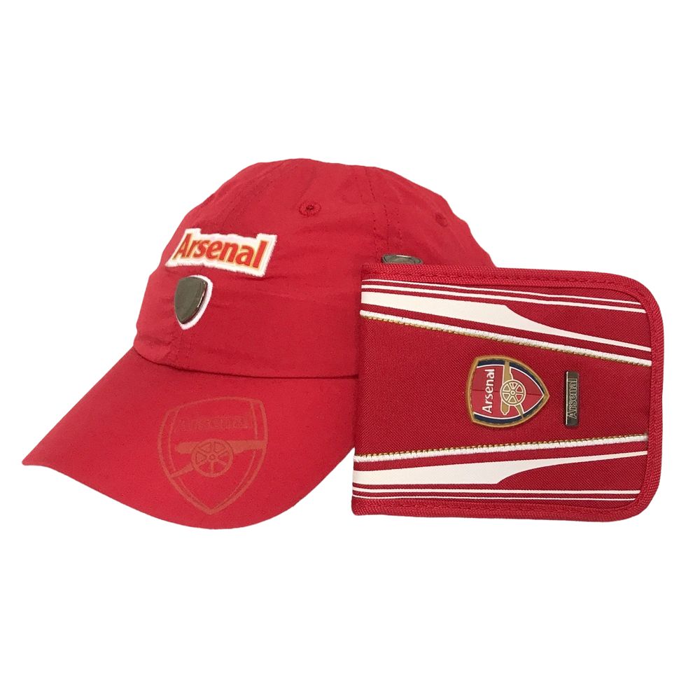 Kit Gorra Y Cartera Infantil Fútbol Arsenal F. C. .