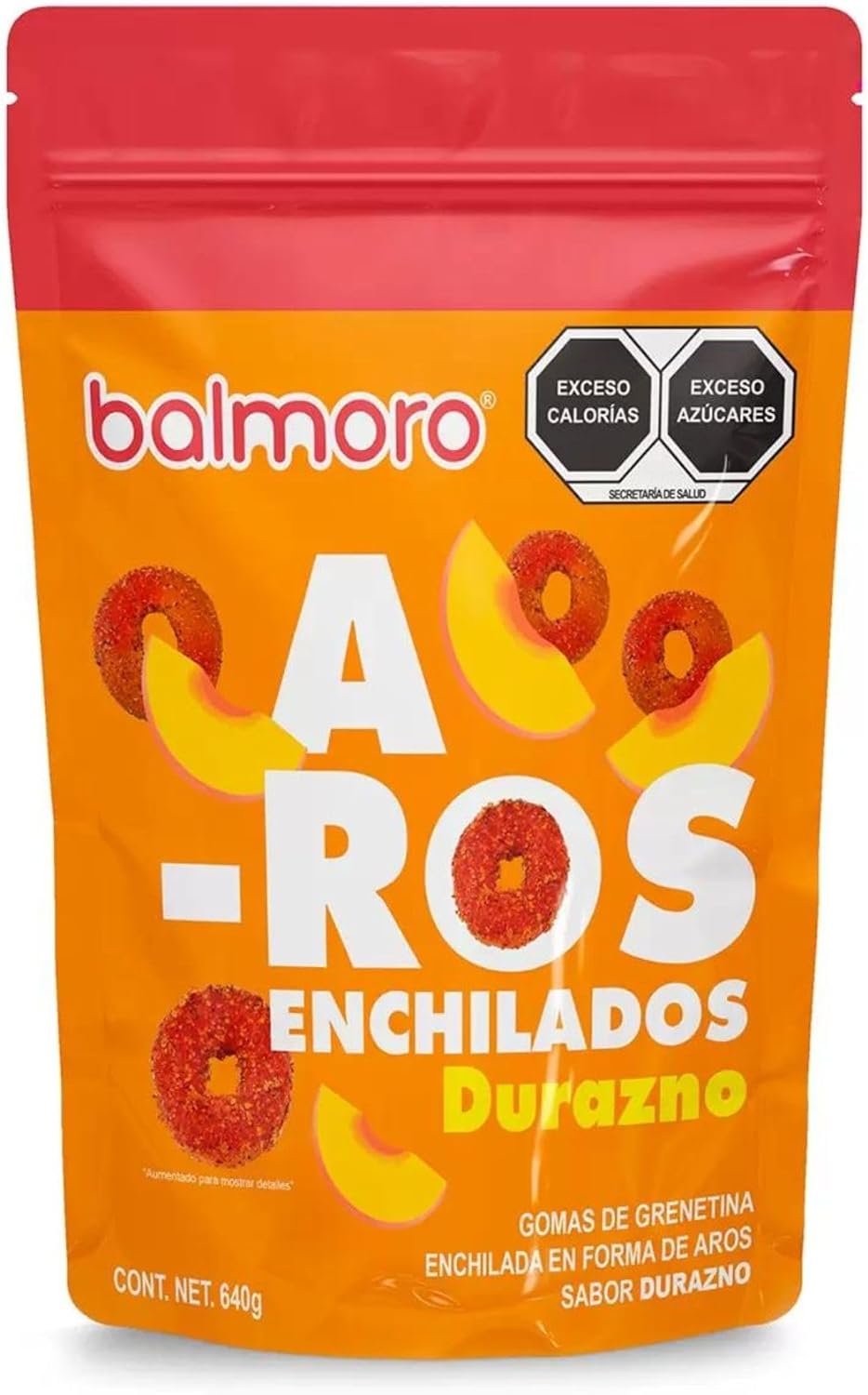 Gomitas Enchiladas Sabor Durazno Balmoro 640g 