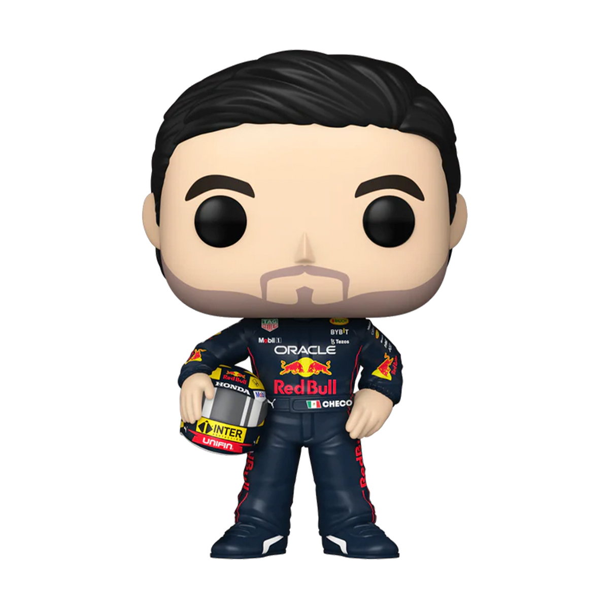 Funko Pop Checo Perez Con Casco #05 Exclusivo Formula 1 Red Bull Racing Original