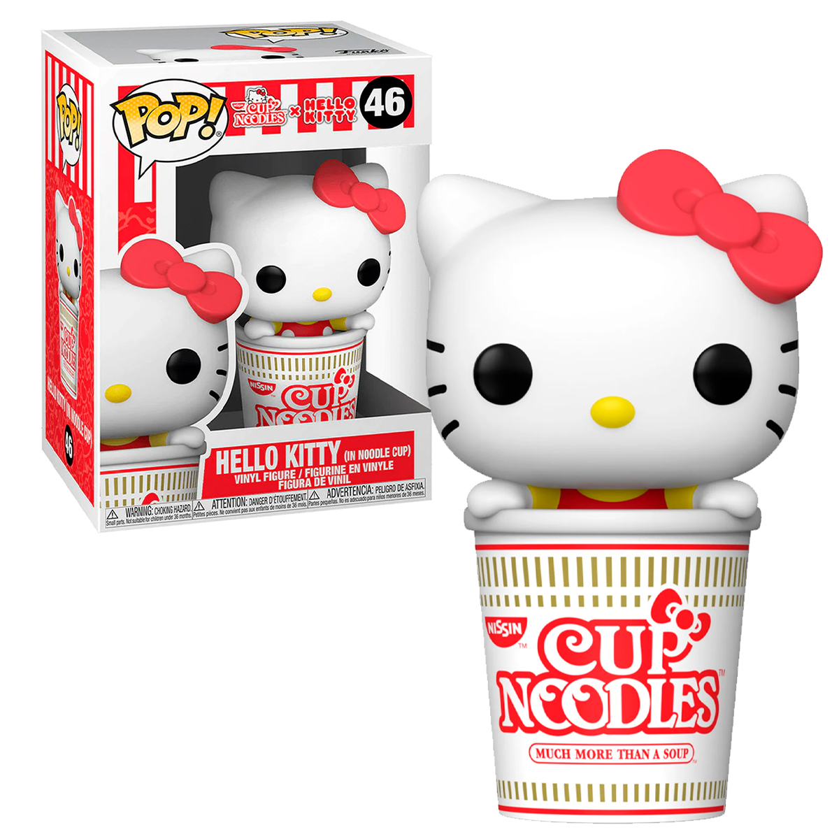 Funko Pop Hello Kitty In Noodle Cup #46 Sanrio Figura Original