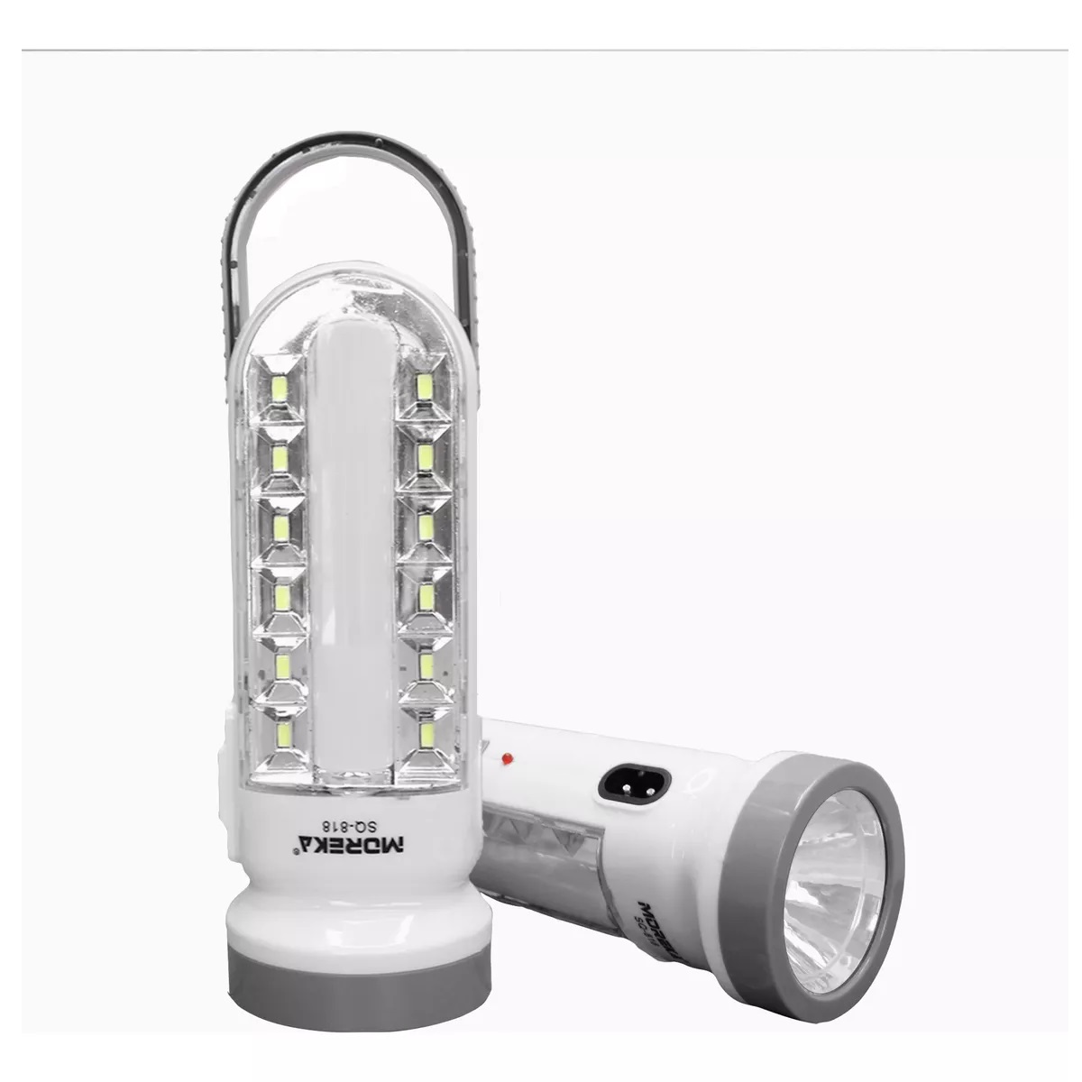 Lampara Emergencia Linterna Luz Led Recargable 3 En 1