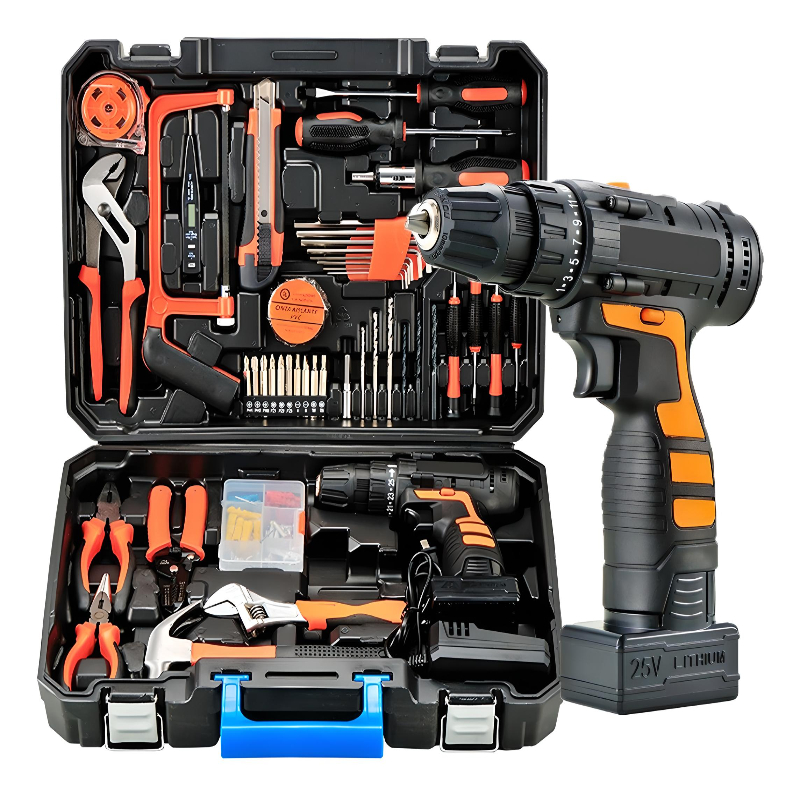 Kit De Herramientas Con Inalambricos Taladro Eléctrico 112pcs