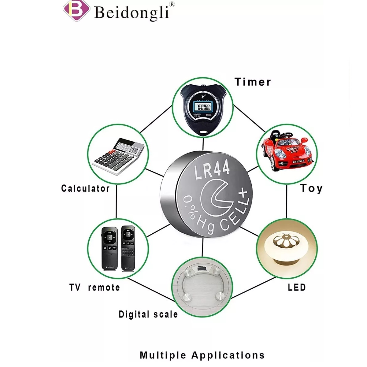 Kit Pila Bateria Lr44 A76 Ag13 357 L1154 Cpu Relo 200 Pilas