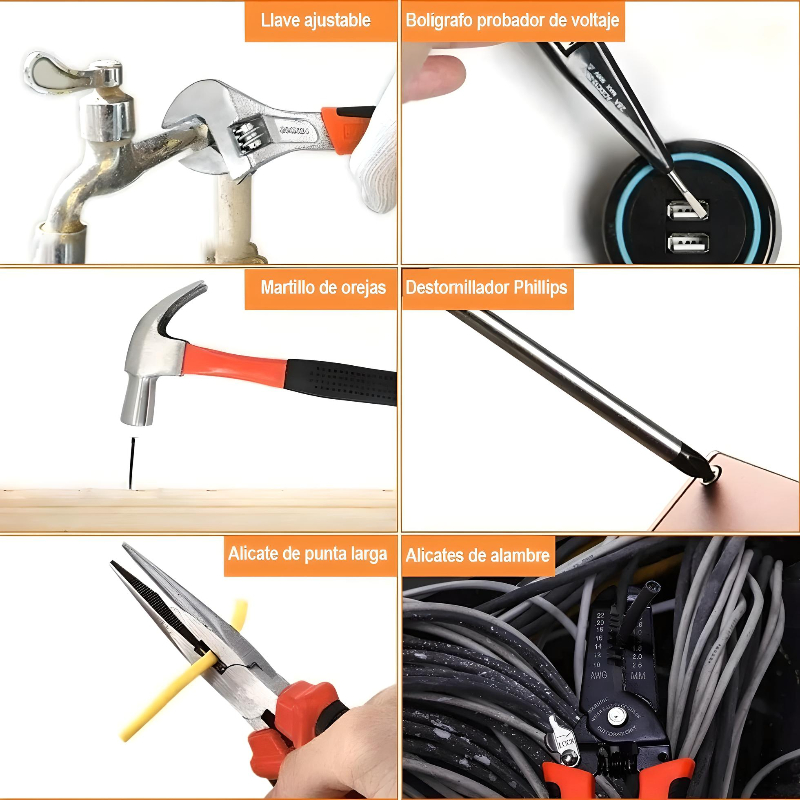 Kit De Herramientas Con Inalambricos Taladro Eléctrico 112pcs