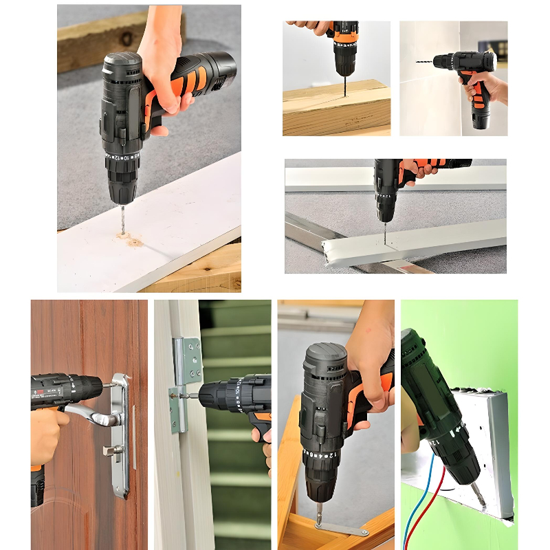 Kit De Herramientas Con Inalambricos Taladro Eléctrico 112pcs