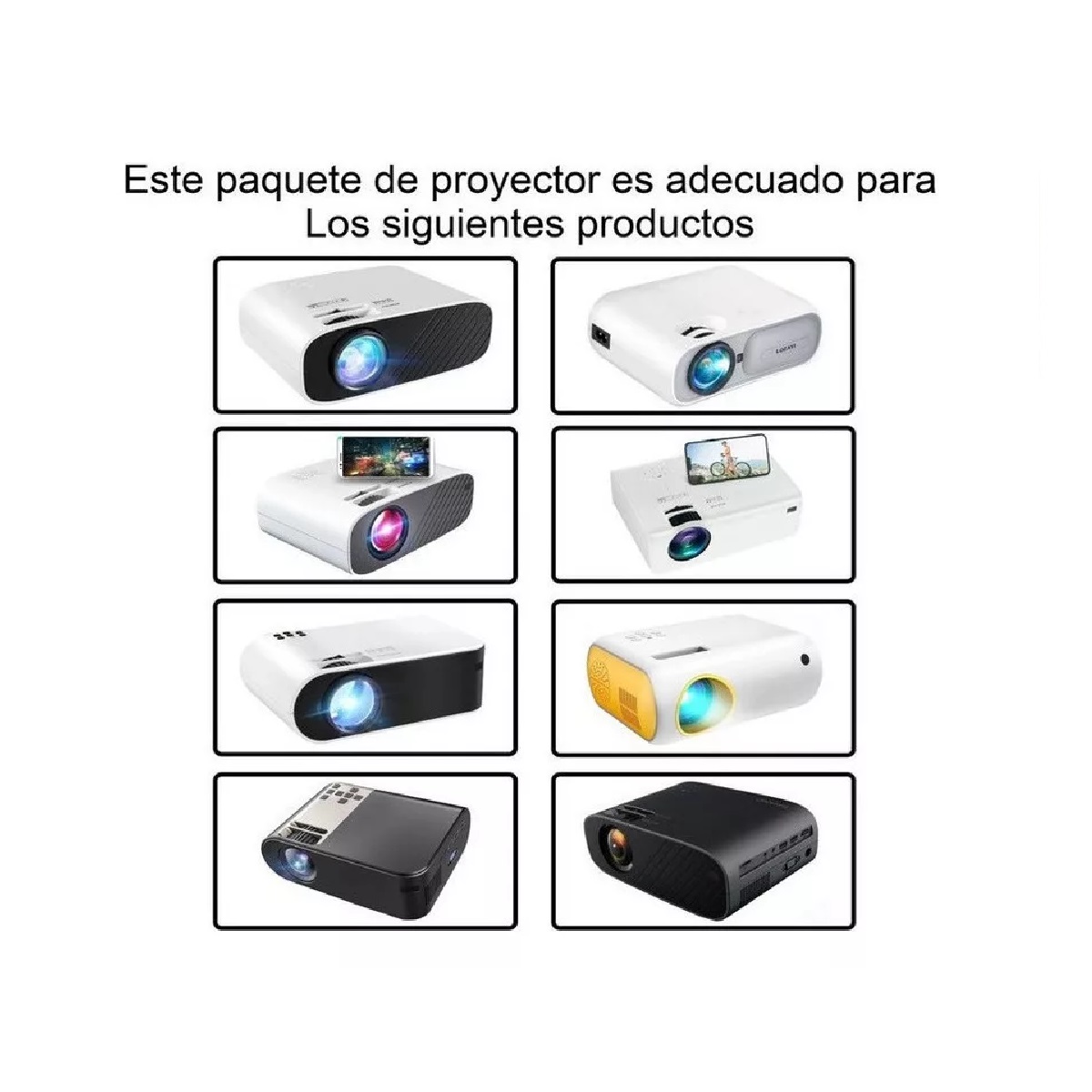 Estuche De Transporte Para Proyector De Uso Doméstico Negro