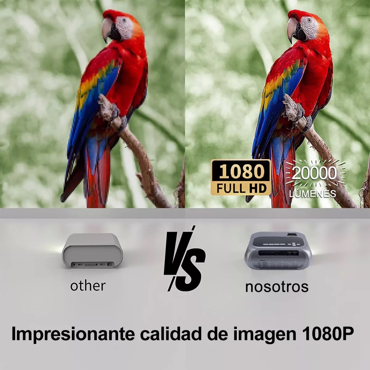 Proyector Profesional Portátil 4k Wifi Full Hd 1080p 9500 Lm