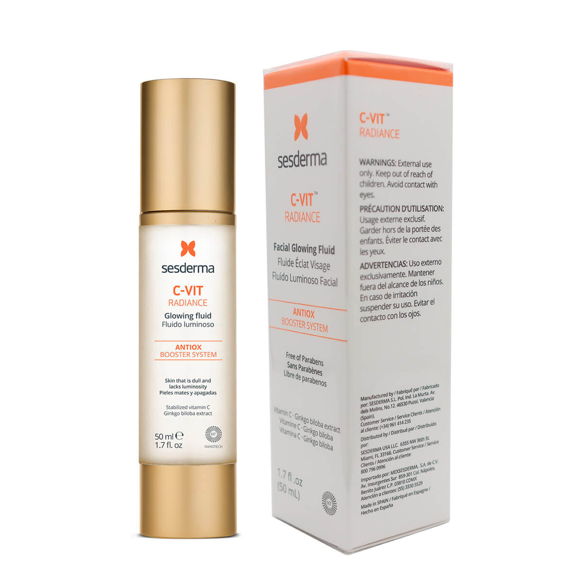Sesderma C-Vit Radiance Fluido Luminoso Gel Crema 50 ml