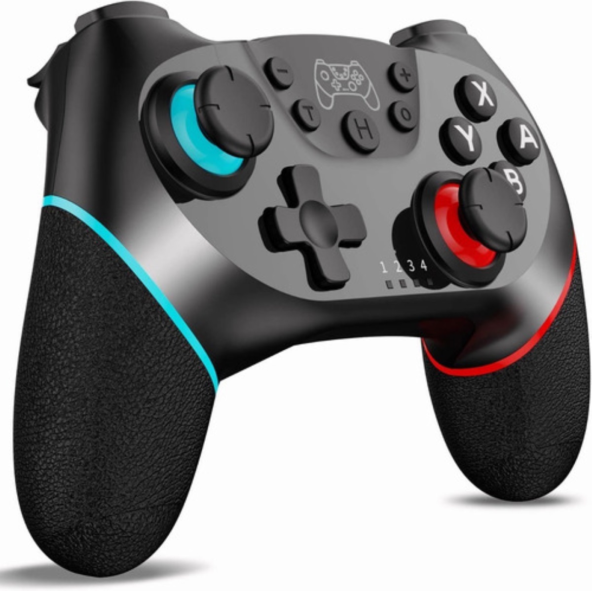 Control Inalámbrico Mando Para Nintendo Switch Negro Azul Rojo