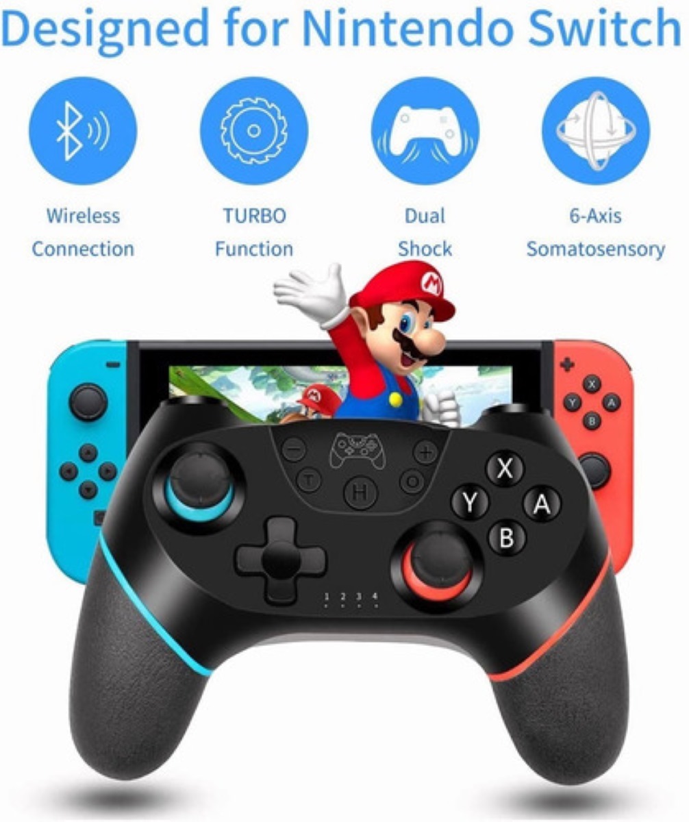 Mando PRO Wireless Nintendo Switch - NEGRO SWITCH Accesorios Compra