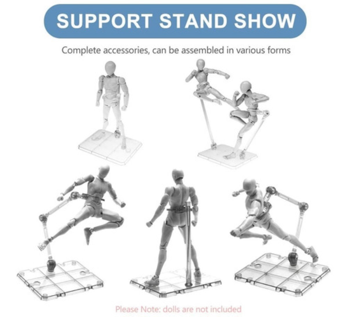 10pcs Base Soporte Para Figuras De Acción Marvel