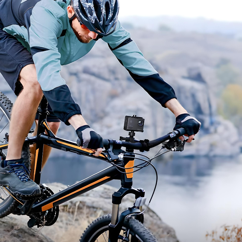 Wolfang Cámara De Acción Deportiva Wifi 4k 20mp Con Micrófono Externo