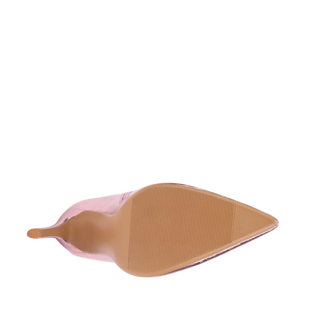 Botas de vestir rosas con grabado animal marca Belinda Peregrin, mod. 1090109